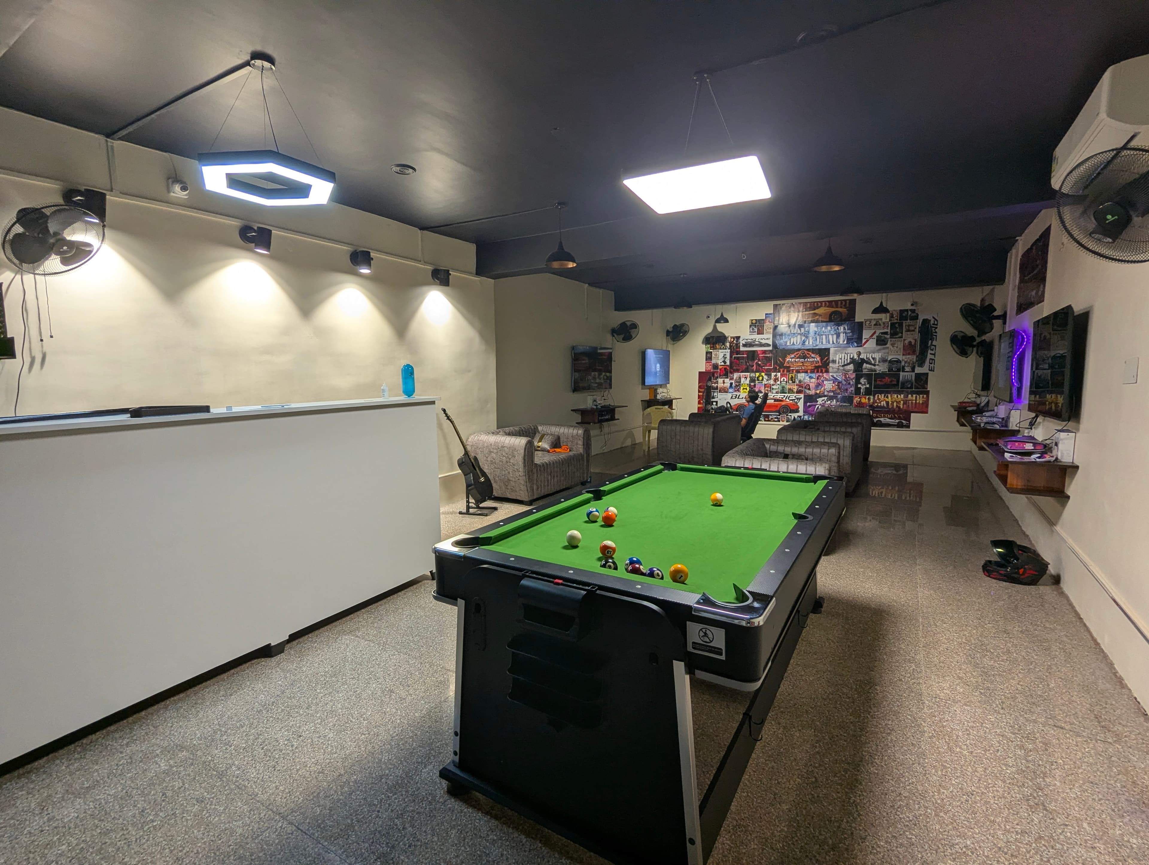 Gaming Lounge Background